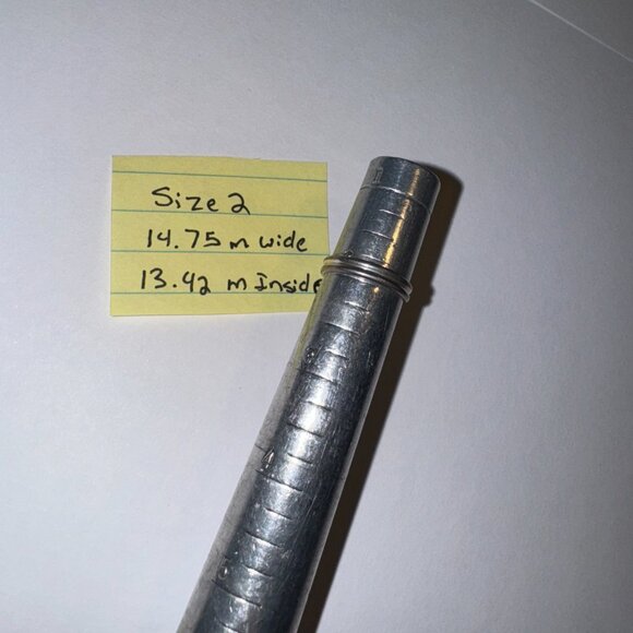 Sterling Silver Thin Double Band Ring, Size 2 - Picture 10 of 15